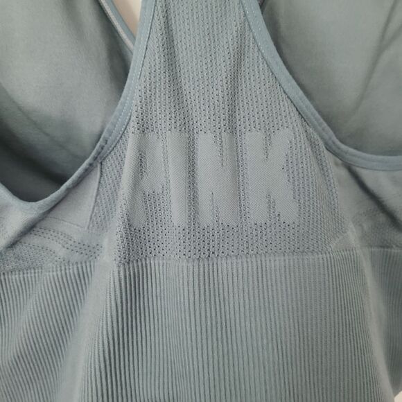 Victoria's Secret PINK Blue Racerback Sports Bra - Picture 4 of 5